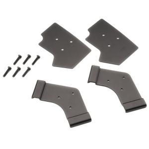 Mirror Mounting Brackets for Jeep CJ-7, CJ-8 Scrambler and Wrangler YJ, TJ, Unlimited 1976-2006 with Bestop Half Doors