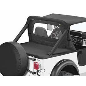 Sport Bar Covers in Black Denim for Jeep Wrangler YJ 1987-1991