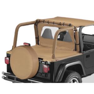 Full Sport Bar Covers w/ Center Hoop for Jeep Wrangler TJ 1997-2002