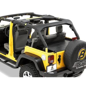 Sport Bar Covers in Black Diamond for Jeep Wrangler Unlimited JK 2007-2018 4 Door