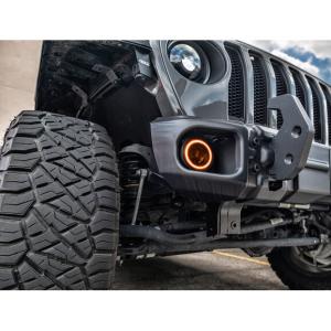 20W LED Fog Lights - Amber for Jeep Wrangler JK 2007-2024 and JL and Gladiator JT