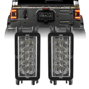 Dual Function Amber/White Reverse LED Module for Flush Tail Lights for Jeep Wrangler JL 2018-2023