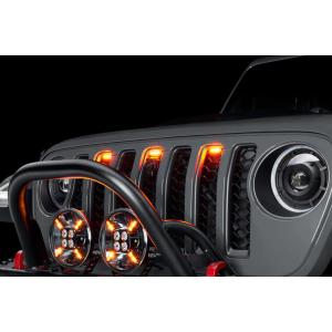 Pre-Runner Style LED Grill Light Kit (New Style) with Clear Lens