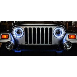 Surface Mount LED Halo Kit - Amber for Jeep Wrangler TJ 1997-2006