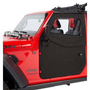 2-Piece Fabric Doors for Jeep Wrangler JL 2-Door and Gladiator JT 2018-2024