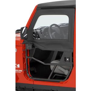 Front Element Upper Doors In Black Twill for Jeep Wrangler JK 2007-2018 and JK Unlimited