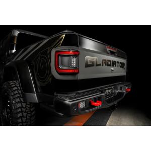 Flush Mount LED Tail Lights in Standard Red for Jeep Gladiator JT 2020-2024