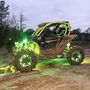 LED Illuminated Wheel Rings - ColorSHIFT- for 14" or Larger Wheels - UTV, ATV, and SXS - Single Row