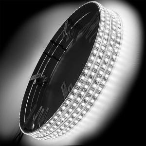 LED Illuminated Wheel Rings - White - for 19" or Larger Wheels - Double Row