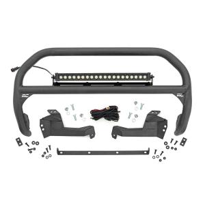 Nudge Bar 20 Inch BLK DRL Single Row LED Ford Bronco Sport 4WD 21-24