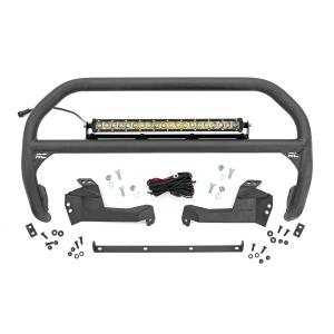 Nudge Bar 20 Inch Chrome Single Row LED Ford Bronco Sport 4WD 2021-2024