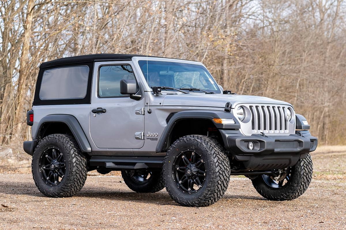 Rough Country Inch Lift Kit C A Drop Fr D S Vertex Jeep Wrangler Jl Rubicon Jeep