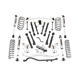 Rough Country 4 Inch Lift Kit X-Series V2 Jeep Wrangler TJ 1997-2006/Wrangler Unlimited 2004-2006