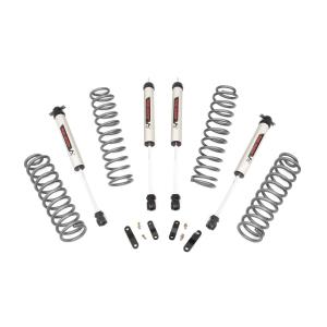 Rough Country 2.5 Inch Lift Kit Coils V2 Jeep Wrangler JK 4WD 2007-2018