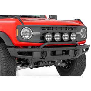 Light Bar Mount 6.5 Inch Round LED Quad OE Modular Steel Ford Bronco 21-24