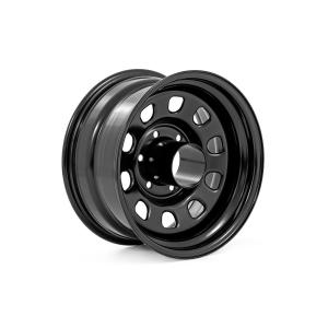 Rough Country Steel Wheel Black 16x85x53.30 Bore-12