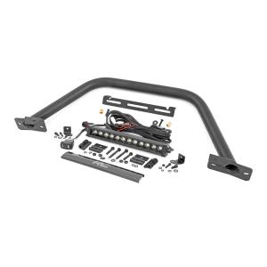 Safari Bar 12in LED Light Bar Black DRL Single Row OE Modular Steel Ford Bronco 21-24