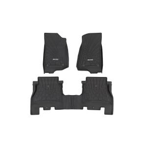 Rough Country Flex Fit Floor Mats FR & RR 4 Door Jeep Wrangler Unlimited 4WD 2018-2024