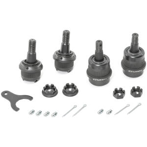 Heavy Duty Ball Joint Set with Knurling for Jeep Cherokee XJ, Comanche MJ, Grand Cherokee ZJ, Wrangler YJ and Wrangler TJ 1984-2006