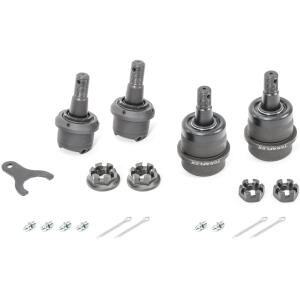 Heavy Duty Ball Joint Set without Knurling for Jeep Cherokee XJ, Comanche MJ, Grand Cherokee ZJ, Wrangler YJ and Wrangler TJ 1984-2006 Heavy Duty Ball Joint Set without Knurling for Jeep Cherokee XJ, Comanche MJ, Grand Cherokee ZJ, Wrangler YJ and Wrangler TJ 1984-2006