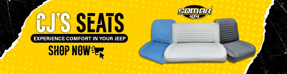 Experience comfort in your Jeep CJS-SEATS