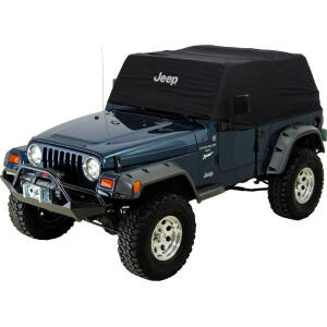 Jeep Logo Cab Cover in Black for Jeep Wrangler TJ 1997-2006
