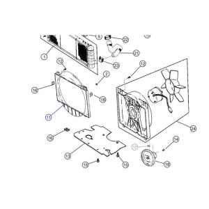 Radiator Shroud for Jeep Cherokee XJ 1987-2001 with 4.0L Inline 6 Engine Radiator Shroud for Jeep Cherokee XJ 1987-2001 with 4.0L Inline 6 Engine