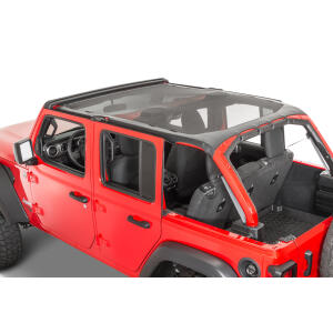 Sun Bonnet Black Mesh for Jeep Wrangler JL 2018-2023 Unlimited