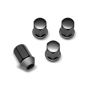 Black Lug Nut Kit for Jeep Wrangler JL and Gladiator JT 2018-2025