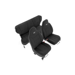 Seat Covers Non Detach Headrest FR and RR for Jeep Cherokee XJ 97-01