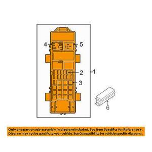 Jeep CHRYSLER OEM 08-09 Wrangler 3.8L-V6-Fuse Box-Fuse & Relay Box 4692236AK
