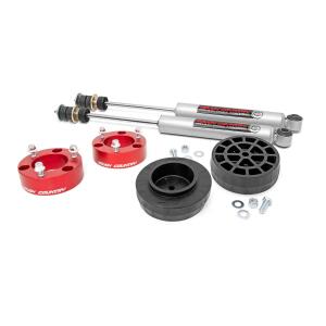 3 Inch Lift Kit Red Spacers Toyota 4Runner 03-09/FJ Cruiser 07-14 3 Inch Lift Kit Red Spacers Toyota 4Runner 03-09/FJ Cruiser 07-14