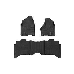 Flex-Fit Floor Mats FR & RR Crew Cab Ram 1500 2WD/4WD 2012-2018 & Classic