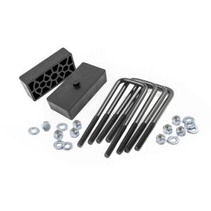 1.5 Inch Block & U-Bolt Kit Chevy Silverado 2500 HD 2WD/4WD 2001-2010