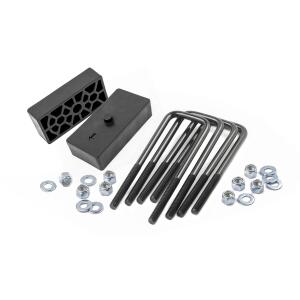 1.5 Inch Block And U-Bolt Kit Chevy/GMC 2500HD 11-19