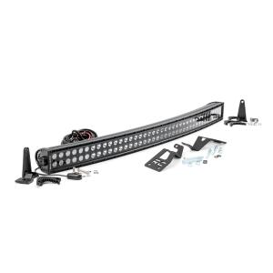 LED Light Kit Front Mount 40" Black Dual Row White DRL Can-Am Commander Max 1000