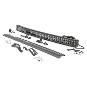 LED Light Kit Front Mount 40" Black Dual Row White DRL Can-Am Commander Max 1000