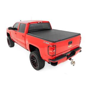 Soft Tri-Fold Bed Cover 5'9" Bed Chevy/GMC 1500 14-18 & Classic