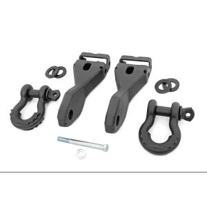 Tow Hook Brackets D-Ring Combo Chevy Silverado 1500 2WD/4WD 2014-2018 & Classic