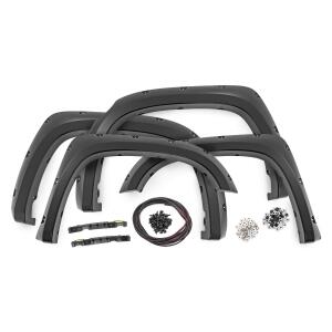 Pocket Fender Flares 6 & 8' Bed Gloss Black Toyota Tundra (14-21)