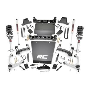 7 Inch Stamped Steel LCA Lift Kit Forged UCA Bracket M1 Struts/M1 Chevy/GMC 1500 (16-18)
