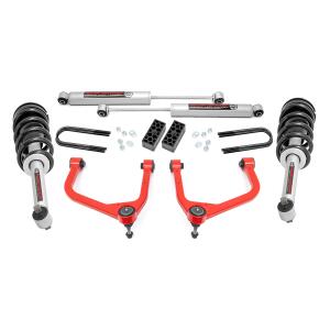 3.5 Inch Lift Kit N3 Struts Rear Mono Leaf Chevy Silverado 1500 22-24