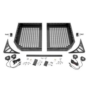 Cargo Rack Dual 2" Black LED Pairs Flush Mount CFMOTO U10 1000 PRO