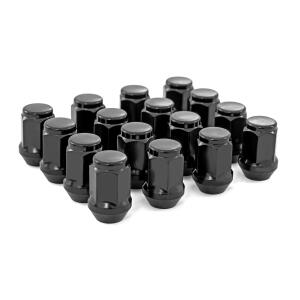 M10 x 1.25 Acorn Lug Nuts Black Set of 16