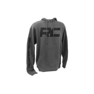 Rough Country Hoodie RC Topographical Sleeve Charcoal SM
