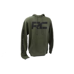 Rough Country Hoodie RC Topographical Sleeve Army Green MD