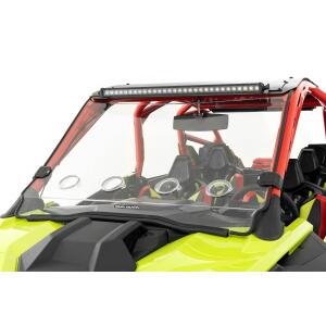 Vented Full Windshield Scratch Resistant Polaris RZR Turbo R