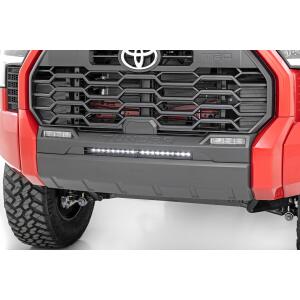 LED Light Kit Bumper Mount 20" Black Slim Line Toyota Tundra 22-26