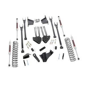 8 Inch Lift Kit 4 Link RR Blocks M1 Ford F-250/F-350 Super Duty 05-07