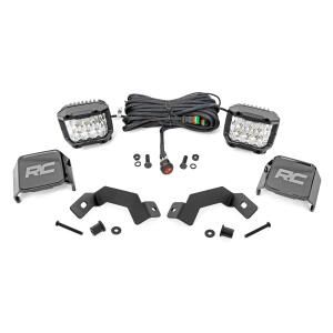 LED Light Kit Ditch Mount 3" OSRAM Wide Toyota Land Cruiser 24-26